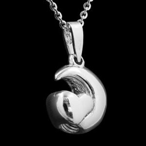 Colgante Luna Corazón