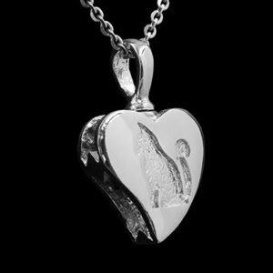 Colgantes para cenizas de animales de Plata Ley 925